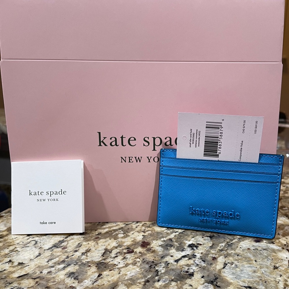 *SOLD! kate spade Card Holder - Blue